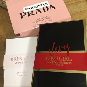 3 samples for sell, Prada Paradox, Very good girl and Irresistible Givenchy
